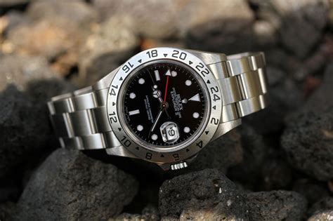 rolex schwarz weiß|rolex explorer 2 40mm.